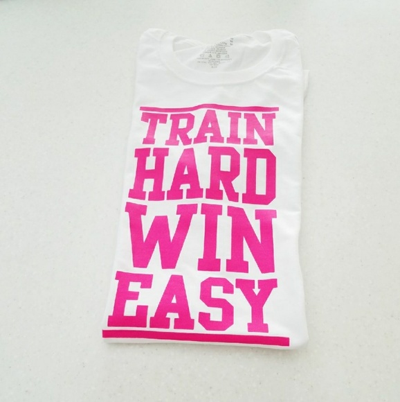 "Train hard Win Easy " T - shirts - Picture 2 of 2